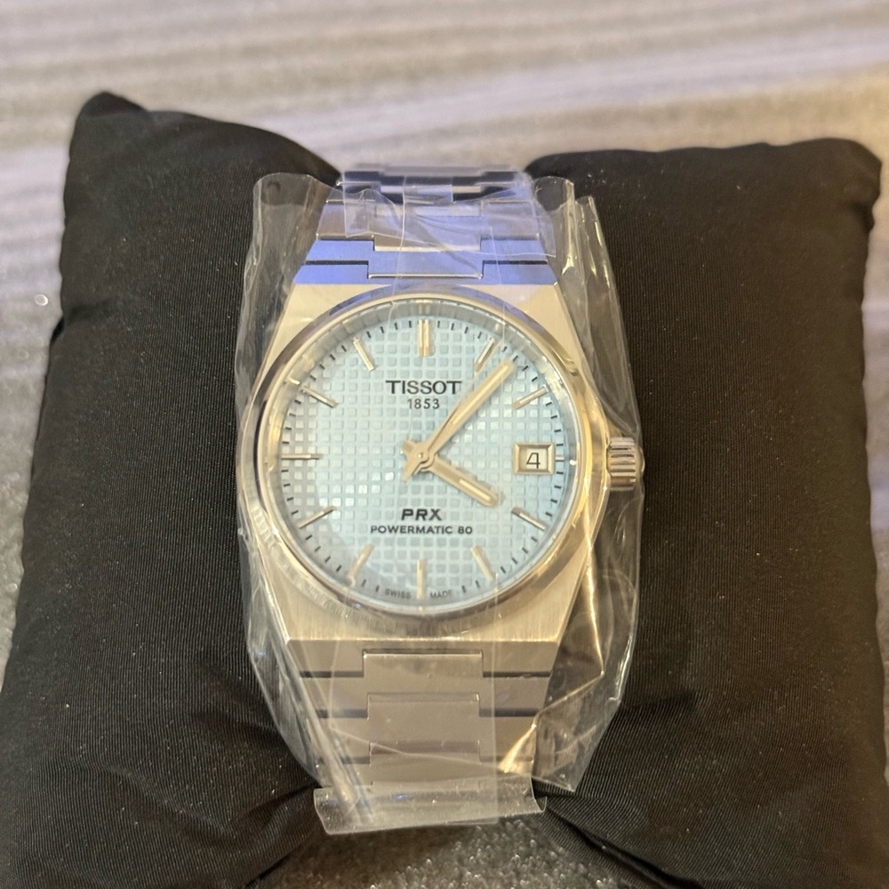 TISSOT PRX POWERMATIC 80 ICY BLUE DIAL